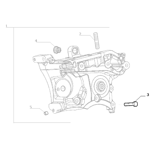 Genuine Engine Support Screw M8X35 - Fiat / Jeep / Alfa Romeo | 16287434