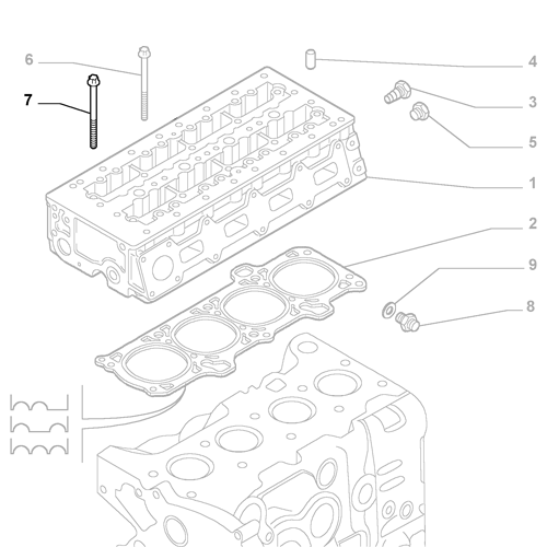 Genuine Screw And Washer M11X133 - Fiat Ducato 2001-2022 | 500347040