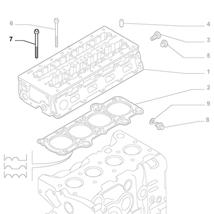 Genuine Screw And Washer M11X133 - Fiat Ducato 2001-2022 | 500347040