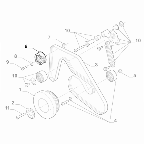 Genuine Fixed Tightener - Alfa Romeo Giulia 2016- | 670050143