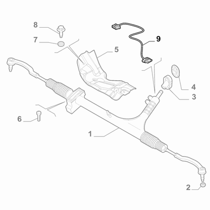 Genuine Steering Cable Harness - Fiat Ducato 2021 Onwards | 46861225