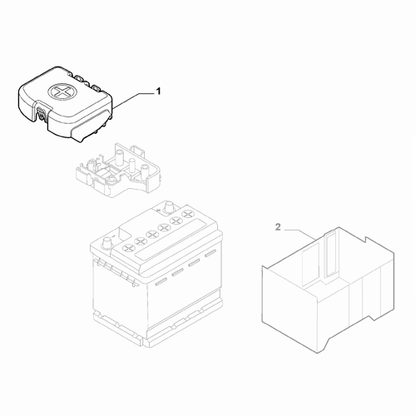 Genuine Battery Top Cover - Alfa Romeo Giulietta 2010-2016 | 50518310