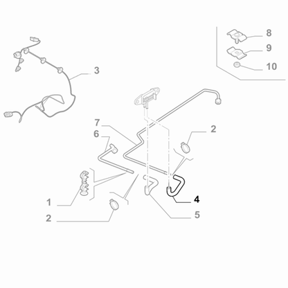 Genuine Outlet Flex Hose - Fiat Ducato 2014-2022 | 1385877080