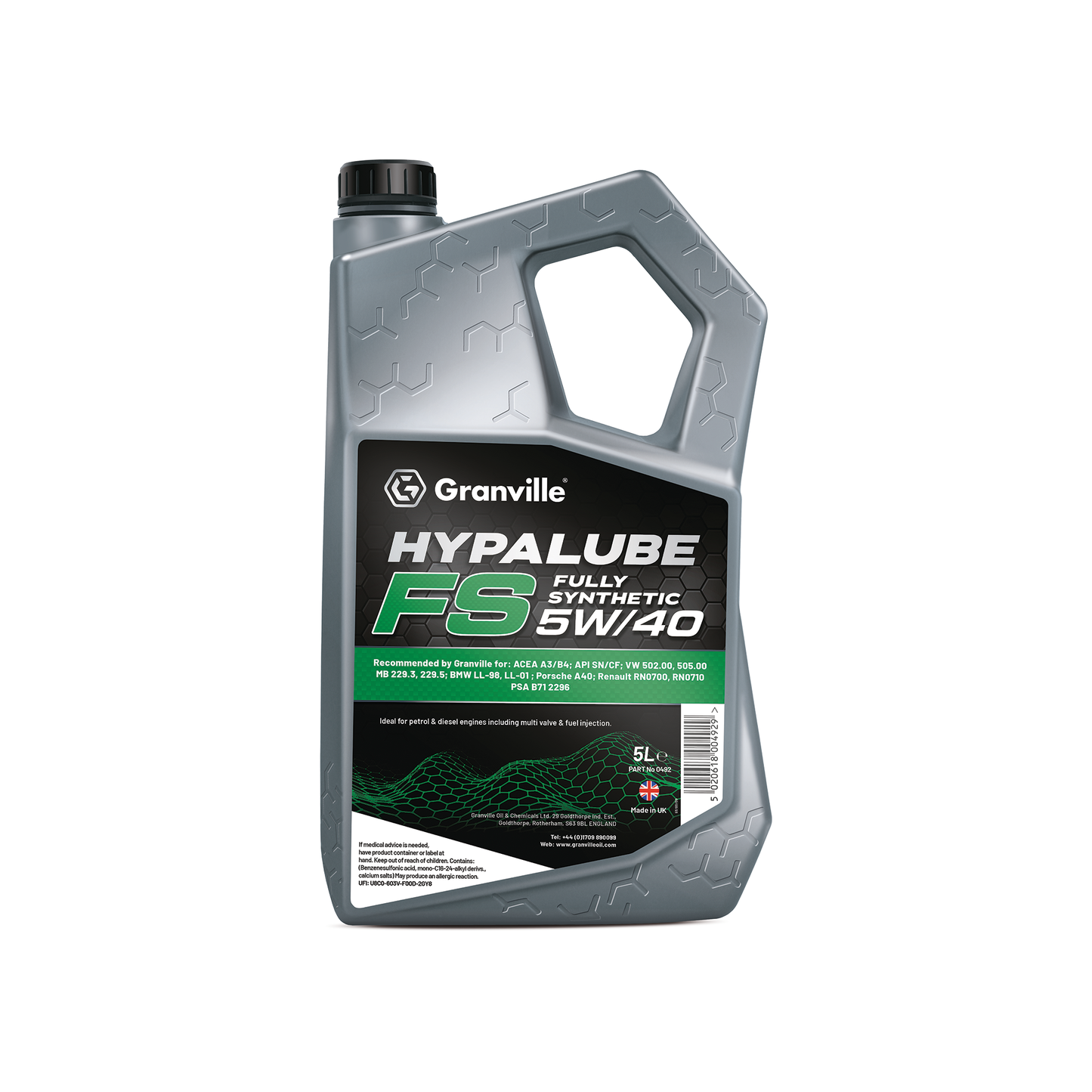 Granville Hypalube 5W40 Fully 5Ltr | 0492