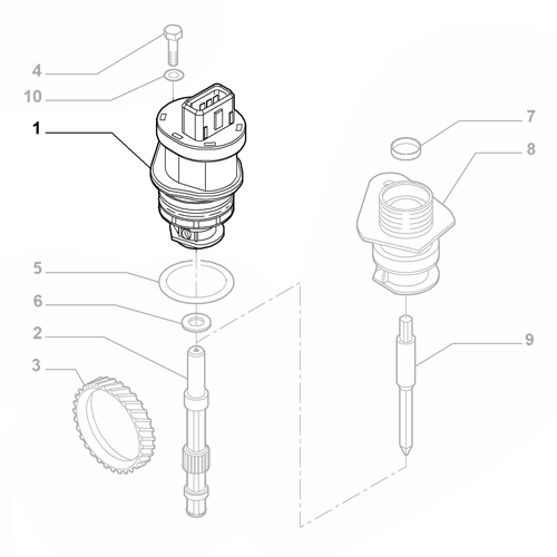 Genuine Gearbox Speed Sensor - Fiat Ducato 2001-2011 | 1332811080