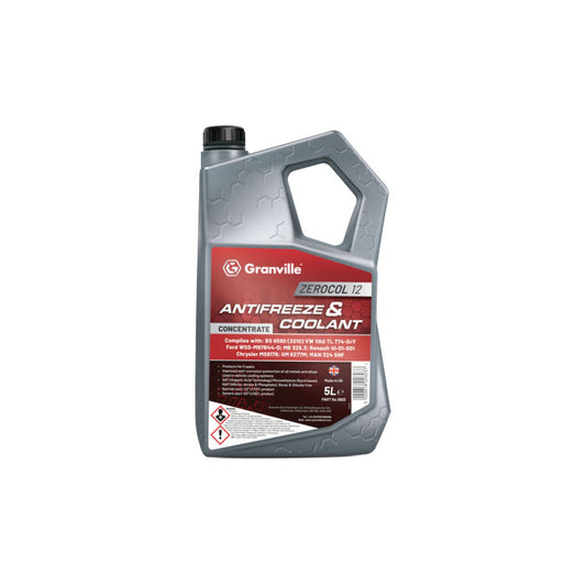 Granville - Zerocool 12 Antifreeze And Coolant 5L - 2603 | 2603