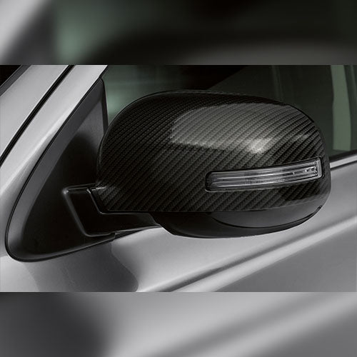 Genuine Carbon Style Rear View Mirror Cover - Mitsubishi | MZ314588