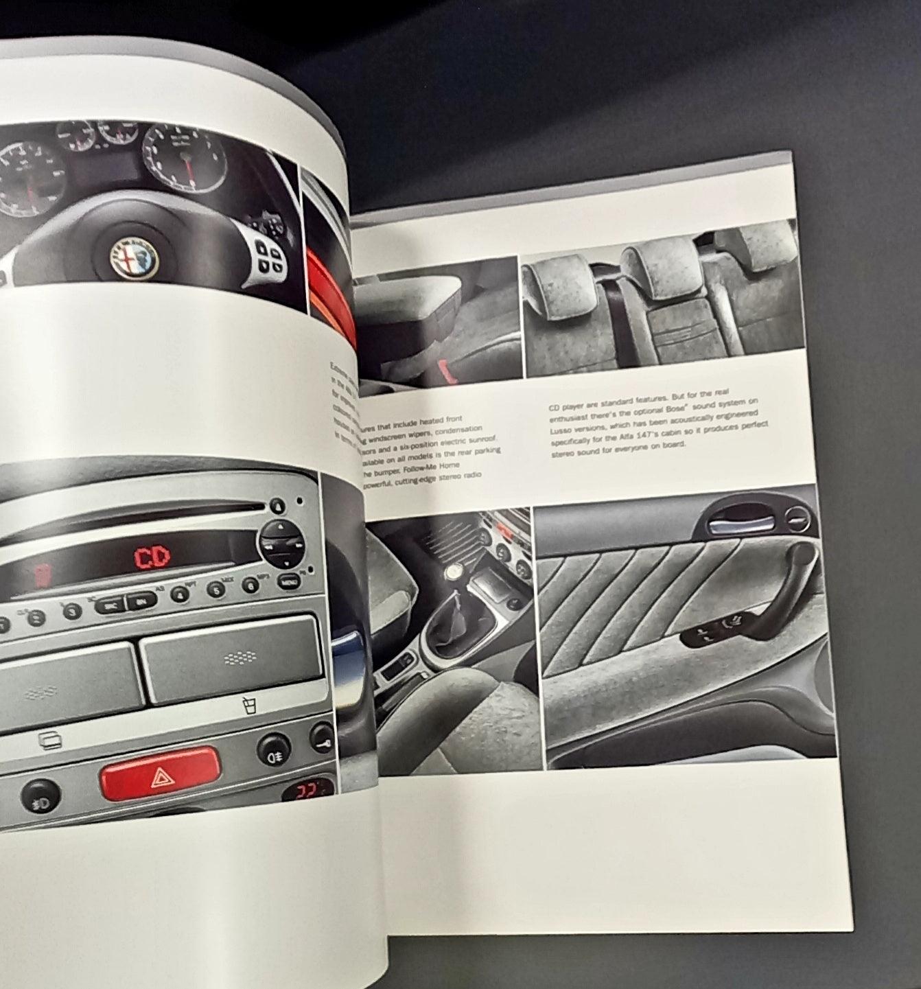 Genuine Alfa Romeo 147 Facelift Brochure