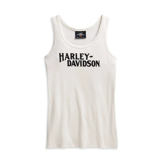 Harley Davidson - Women's Printed Tank - White | 96149-21VW/022L