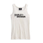 Harley Davidson - Women's Printed Tank - White | 96149-21VW/000S