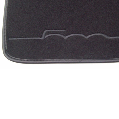 Black Carpet Floor Mats - Fiat 500 / 500C - Right Hand Drive | 71803950