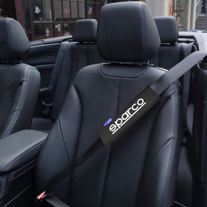 Sparco Seat Belt Pads Black | SPC1204BK