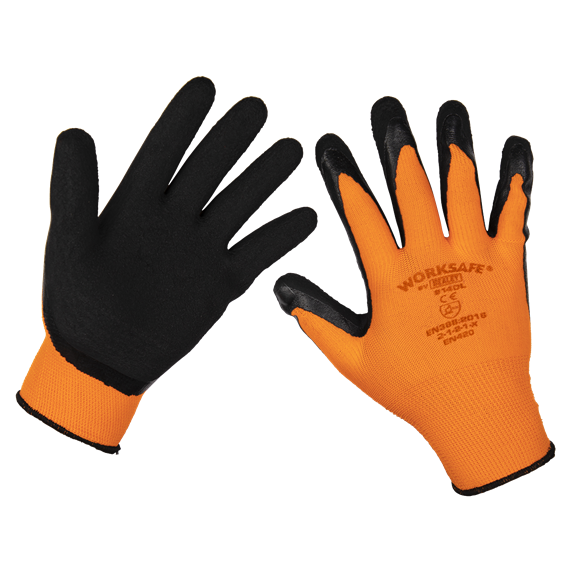 Sealey Foam Latex Gloves (Large) - Pa | TSP140L/6