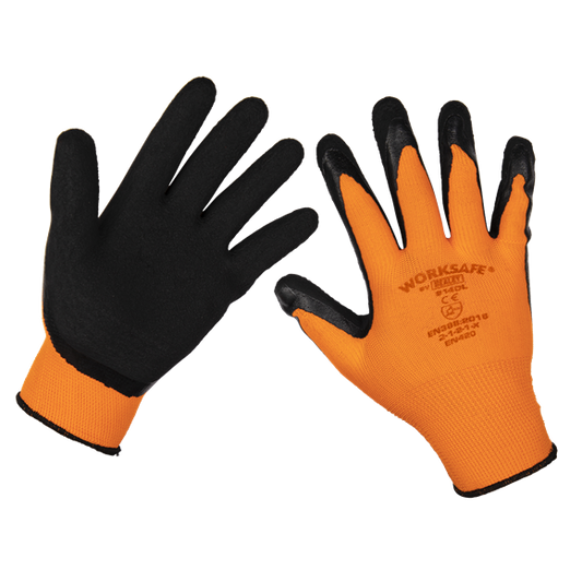 Sealey Foam Latex Gloves (Large) - Pa | TSP140L/6